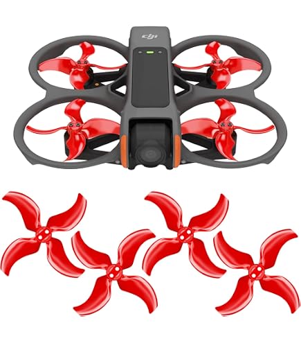 Avata Drohnen Propeller-Schutzring Für DJI Avata – 4-tlg. Set, Stoßfestes Zubehör, Einfache Montage Mit Klebepad (Farbe: Orange)