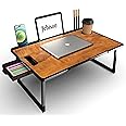 JEBISON Office Table for Home/Writing Desk for Office/Folding Table for School/Folding Study Table/Work from Home - MultipurposeTable-> (Wood-COTTED)