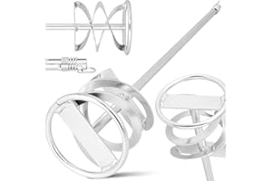 INSTALGURU Asta Miscelatrice 80x400 mm SDS Plus Malta Gesso Cemento Vernice Colla Mescolatore Spirale Acciaio Inox Resistente Strumento Professionale Edilizia Ristrutturazioni