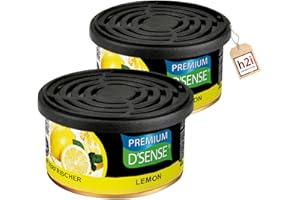 h2i Profumo di alta qualità, deodorante per auto, campeggio, barca, ufficio, bagno e casa – 60 giorni di profumo fresco – regolazione della quantità – si adatta al portabevande + adesivo H2i