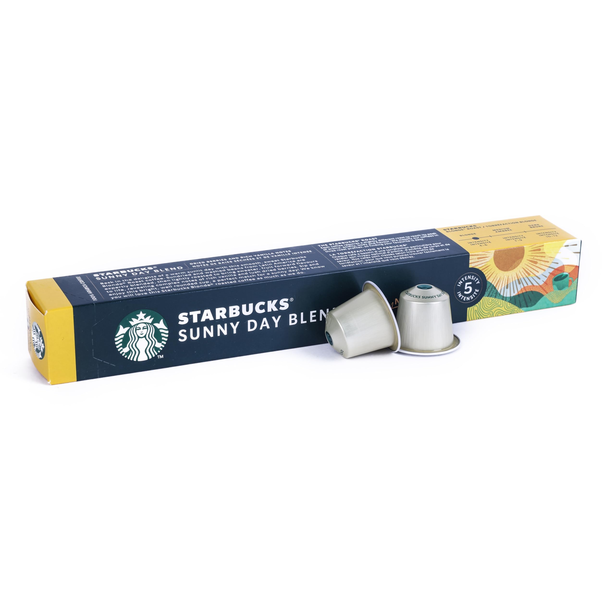 STARBUCKS Sunny Day Blend Coffee Pods Review | Light Roast Nespresso Pods