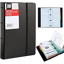 Portabiglietti Da Visita In Ecopelle - Per 120 Biglietti, Design Elegante Per Ufficio | Nero - Foto 12