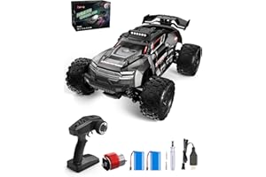 Kiztoys Macchina Telecomandata - 2,4 GHz RC Car Alta Velocità Offroad 40 km/h 1:18, 4WD Auto Radiocomandata con 2 Batterie 70 Minuti, Monster Truck Crawlers Regadi per Bambini Adulto