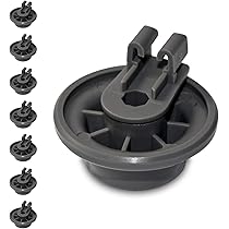 Set van 8 vaatwasserrollen, vaatwassermandrollen, universele onderkorfwielen, vaatwasser, reserveonderdelen, rollen voor Bosch/Siemens/ Neff vaatwasseraccessoires, onderkorf