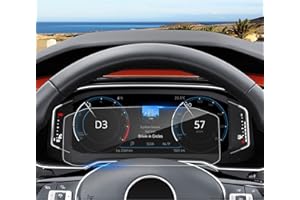 Coleya Pellicola Protettiva per Display Compatibile con VW T-ROC 2018-2024, VW T ROC Pellicola Protettiva in Vetro Temperato, 9H Antigraffio Proteggi Schermo del Cruscotto (10,25 Pollici)