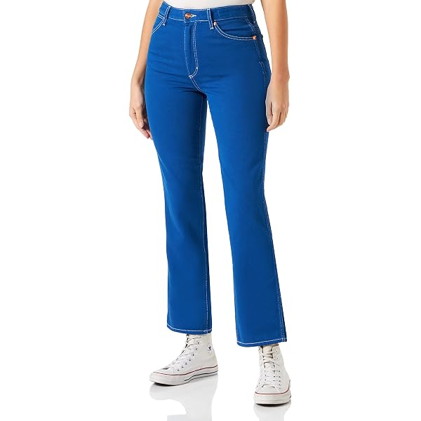 Jean Femme Wrangler Slim Taille 36 (W26/L32) - 99% Coton, 1% Elasthanne - Neuf Avec Étiquettes