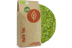 ‎CAÁMATE. Bio Mate Tee mild 1 Kg - pur, frisch & grün - luftgetrocknet - organic Yerba Mate - kontrolliert, zertifiziert & abgefüllt in Deutschland (1000g)