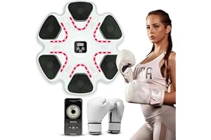 Arcanix Boxeo Musical - Maquina de Entrenamiento con Panel Electronico, Music Boxing Machine, Beat Punch, Aparato de Boxeo con Musica Pared Adulto, Panel Entrenamiento en Casa