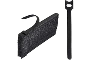 Eupneicu Attaches De Câble Réutilisables[ 50 pcs ], Sangle Réutilisable Câble, Réglables Et Libérables Pour Ranger Et Organiser Tous Les Câbles