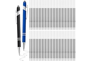 OMLALAYI 60 Pezzi Penna a Sfera Refill Penna a Sfera Penna da 1.0 mm Ricariche Di Ricambio Penna a Sfera Ricariche Penna Refill 98mm in Length Ricariche per Penna a Sfera Retrattili per Studenti Scuola Ufficio