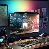 Blitzwolf BW-CML2 RGB Renkli Oyun Monit&ouml;r&uuml; Işık &Ccedil;ubuğu 300-1000Lux Ayarlanabilir Dokunmatik Masa Işığı
