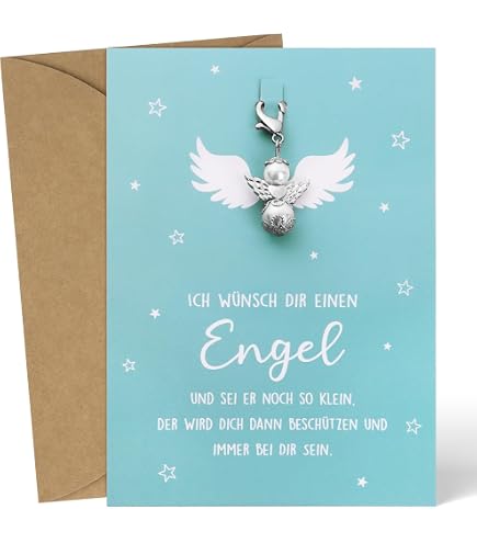 Depesche Schutzengel Schlüsselanhänger – Metall-Anhänger Mit Liebevoller Botschaft Für Papa