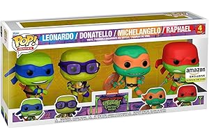 Funko Pop! Movies: Teenage Mutant Ninja Turtles - (Teenage Mutant Ninja Turtles (TMNT)) Pop! - Les Tortues Ninja - Exclusivité Amazon - Figurine en Vinyle à Collectionner - Idée de Cadeau