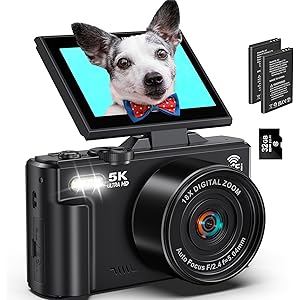 Digital Cameras for photography 5k - 72MP Vlogging Camera for youtube WiFi - UHD Autofocus vlog 3\