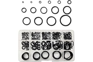 CUMILO 200 Pcs O-Rings Seal Kit Tap Washers Rubber O Rings Assorted Set Tools for Mixer Taps Garage and Workshop