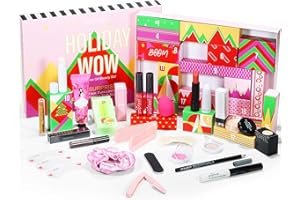 CkFyahp 20Pcs Makeup Gift Set, All in One Make Up Kit, Professional Cosmetic Starter Full Set for Holiday Christmas Birthday Face Eyeshadow Lipstick Blush Concealer Foundation