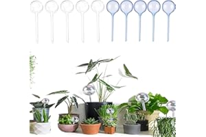 SYXLS 10 szt. Cebulki do Nawadniania Roślin Przezroczyste Samouwodniające Globusy Automatyczne Kule, Globusy do Nawadniania Roślin Domowych Cebulki do Nawadniania Roślin Doniczkowych