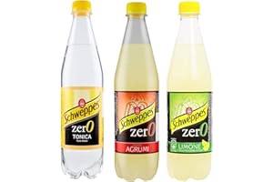 ‎ITALIAN GOURMET E.R. Testpaket Schweppes zero tonica Limone Agrumi getönten Tonic Wasser PET 12x 60 cl erfrischend