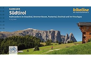 Radregion Südtirol: Radwandern im Eisacktal, Brenner-Bozen, Pustertal, Etschtal und im Vinschgau, 880km, 1:75.000, GPS-Tracks Download, LiveUpdate (Bikeline Radtourenbücher)