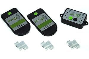 DREHMEISTER Rabenburg Indicatore del Contenuto delle bombole di Gas di MOPEKA Bluetooth Set per Due bombole incl. Monitor - indicatore di Livello