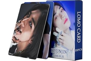 Yuto Stray Kids Hyun Jin Photocards Kpop Stray Kids Photocards Merch Hyun Jin Lomo Card 55pcs Hyun Jin Poster Card 55 pcs Stray Kids New Album Star Hyun Jin Photocard