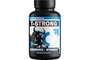 VITASTRONG. Vitastrong Vitality Complex - 120 Gélules T-Strong avec Arginine, Taurine, Maca, Fenugrec, Ginseng, Ginkgo, Zinc, Vitamine B6 - Énergie, Bien-être Masculin et Soutien à la Performance