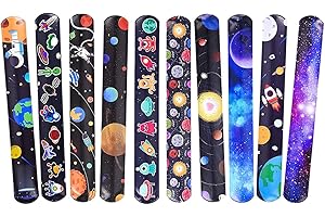 MODALI Slap Bracelets, Ciel Étoile Bracelets de Chez pour Enfants Les Fêtes D'anniversaire, 10 PCS à Claquer Enfant Parti Sac Remplisseurs Cadeau Party Favors Filles Garçons