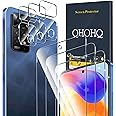 QHOHQ 3 Pezzi Vetro Temperato per Xiaomi Redmi Note 11 Pro 4G/5G (Non Note 11 Pro+ 5G) con 3 Pezzi Pellicola Protettiva Fotoc