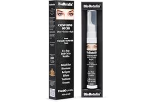 ARGAN MILANO BIO COSMETICS BioBotulin Gel Eye Cream - 15 ml - Élimine les poches, les cernes et les rides - Traitement instantané des poches pour les yeux pour hommes et femmes - La crème anti-âge la plus efficace pour les yeux