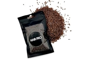 HairPro Extension Italian Cheratina per Estensioni dei Capelli - Marrone Trasparente #3.0 - Per Estensioni dei Capelli e Estensioni di Fusione Tipo I-Tip (20 gram)