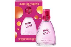 ULRIC DE VARENS - Eau de Parfum Mini Love - Floral Et Fruité - Parfum Femme - Vaporisateur - Made in France - 25 ml