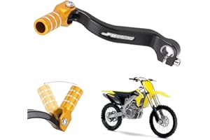 AnXin Motorrad Schalthebel Schalthebel Pedal CNC für RMZ450 RMZ 450 2008-2020 RMX450Z RMX 450Z 2010-2011 2017-2019 - Gold