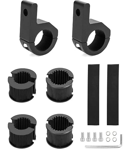 Lot De 4 Supports Universels Feux Travail - Pour Pare-buffle 19-32mm - Véhicule 4x4, Camion, Bateau