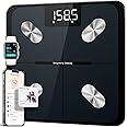 Etekcity Smart Scale For Body Weight And Fat, Digital Bathroom Scale Accurate To 0.05lb/0.02kg Weighing Machine For People's Muscle BMI, Bluetooth Electronic Body Composition Monitor, 400lb