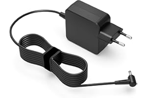 SUPERER 65W Cargador Compatible con ASUS VivoBook F409J F409F F415E F415J F509 F515J F515 F515E F515EA F515K F540M F540L F540U F540 F540Y F540N F540S F540SA F541U F541UV F541N 65W F553M F556U Ordenador