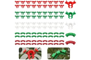Gucass 150 Stück Pflanzenbieger Lst Clips, Pflanzenclips 90 Grad Low Stress Training Clips, Pflanzentrainer Pflanzenklammern für Niedrige Belastung, von Pflanzenstämmen Ändern der Wuchsrichtung