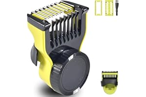 Giulia Beauty Sabot Visage & Corps – Compatible QP2520 QP2530 QP2620 QP2630 QP27xx QP28xx – 14 Hauteurs – Avec Peigne & Protecteur – Non Compatible Série PRO – EUIPO 015026664-0001