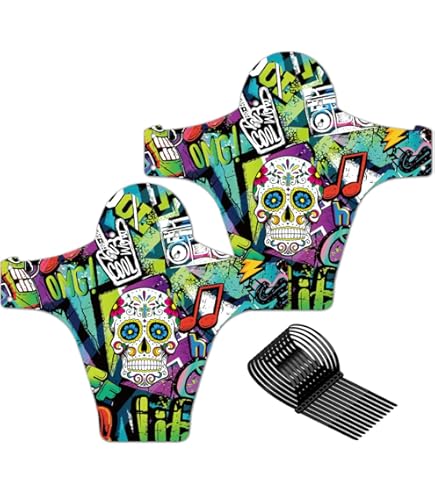 Kit De 2 Garde-Boue LEZED Pour VTT – PP Résistant – Ajustable 26/27,5/29 Pouces – Avant/Arrière