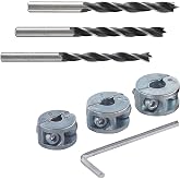 wolfcraft Basic set "Drilling with depth limitation" I 8639000 I For drilling softwood