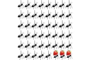 CFSVVD 48 Stück Ameisen Spieße, Ameisen Zahnstocher Halloween Spieße, Ameisenzahnstocher, Wiederverwendbar Für Snack Kuchen Dessert Gebäck Hochzeit Geburtstagsfeier