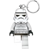 IQ Lego Star Wars Schl&uuml;sselanh&auml;nger mit LED-Taschenlampe Spielzeuggeschenke f&uuml;r Kinder - 76 mm gro&szlig;e Figur - 2 CR2025 Batteries