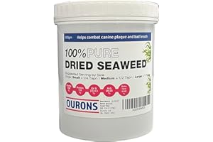 Ourons Seaweed For Dogs 500g Tub of Dried Kelp
