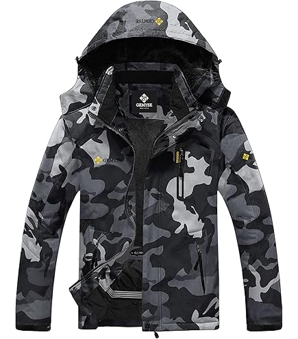 Coupe Vent Veste Ski Amazon Manteau Homme Hiver Impermeable Veste