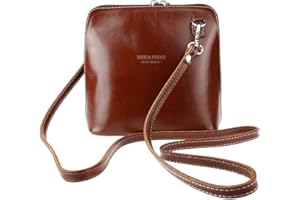 Craze London Genuine Vera Pelle Women Cross body Italian Leather Small Mini Shoulder Bag Handbag