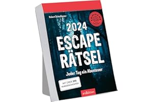 ARS EDITION Tear-Off Calendar Escape Puzzle 2024: Every Day An Adventure | Daily Tear-Off Calendar for Standing or Hanging