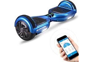 ‎BLUEWHEEL ELECTROMOBILITY 6,5" Premium Hoverboard Bluewheel HX310s - Deutsches Qualitätsunternehmen - Kinder Sicherheitsmodus & App - Bluetooth Lautsprecher - Starker Dual Motor - LED - Elektro Skateboard Self Balance Scooter