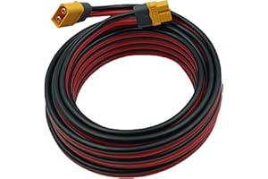 YIMIKEDAYA XT60 Cable alargador 12AWG XT60 macho a hembra compatible con EcoFlow Powerstation 6M