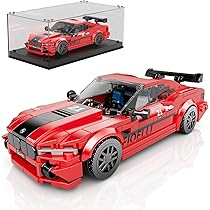 Mould King 27070 Set Auto Sportiva CC850 388 Pezzi – Modello Da Corsa Con Vetrina Acrilica, Regalo Adulti