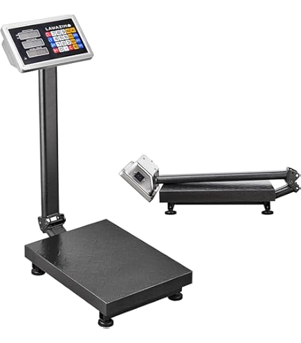 Shipping Scale, 440 Lbs/1 Oz Highly Accurate Postal Scale With Hold/Tare/Lcd Dis