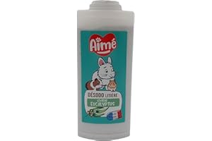 AIME Aimé | Deodorante per lettiera roditore Anti Odore 700 ml | Granuli Assorbitore di odori Realizzati in Tobermorite | Deodorante per Lettiera Roditore Che assorbe Gli odori | Profumo di eucalipto